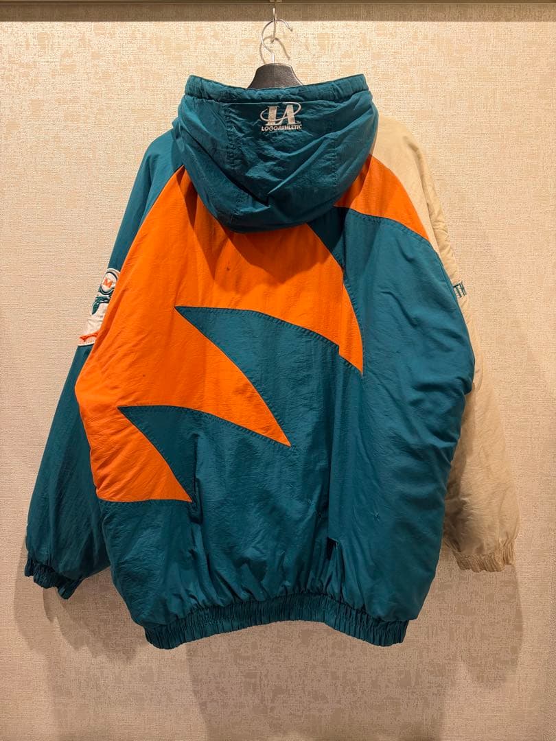 90年代　Pro Player製NFLマイアミ・ドルフィンズ　中綿ジャケット