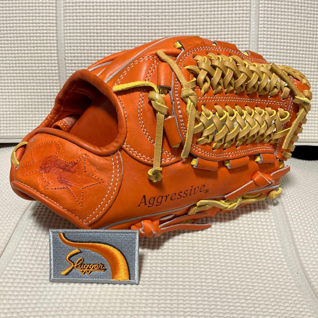 久保田スラッガー KSG-L7S 硬式グローブ オレンジ