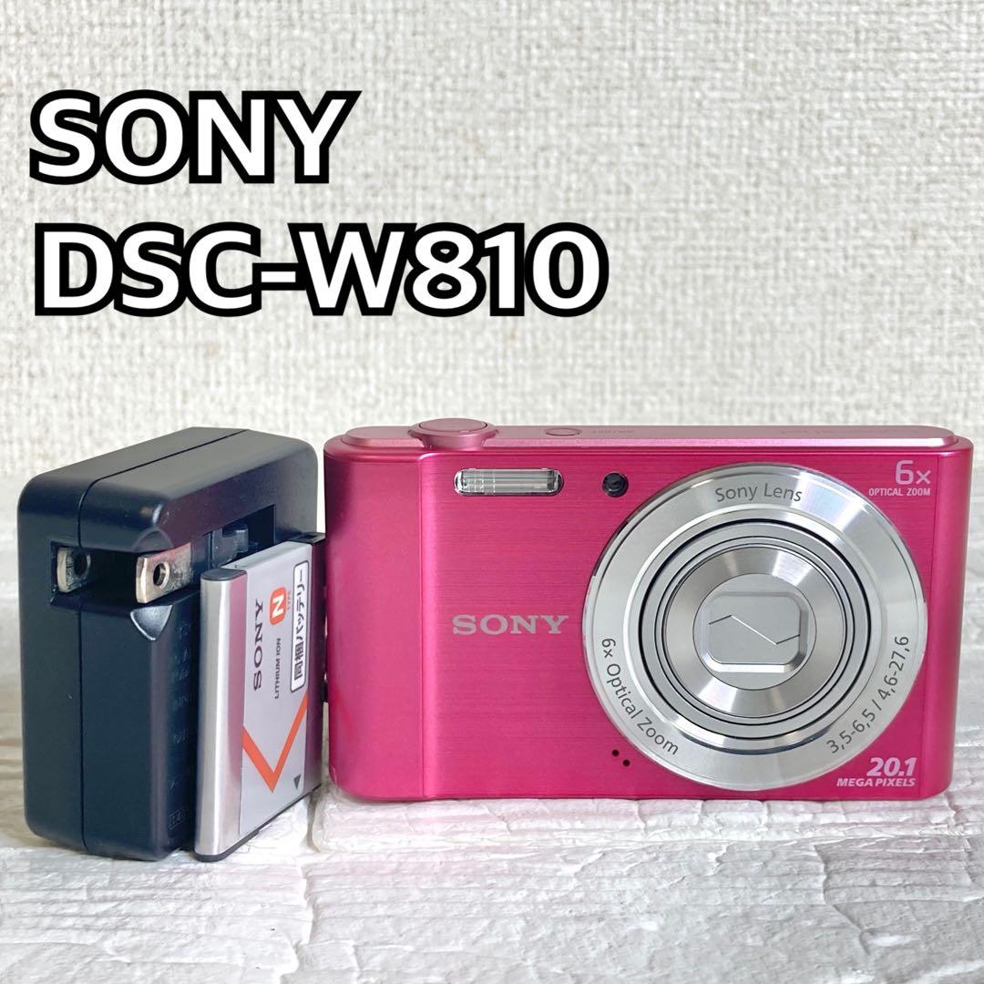 SONY デジカメ Cyber-shot DSC-W810 ピンク 動作品