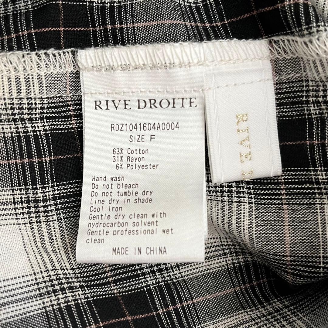 定価1.76万 リヴドロワ マルチパターンシャツ ブラック オーバーサイズ