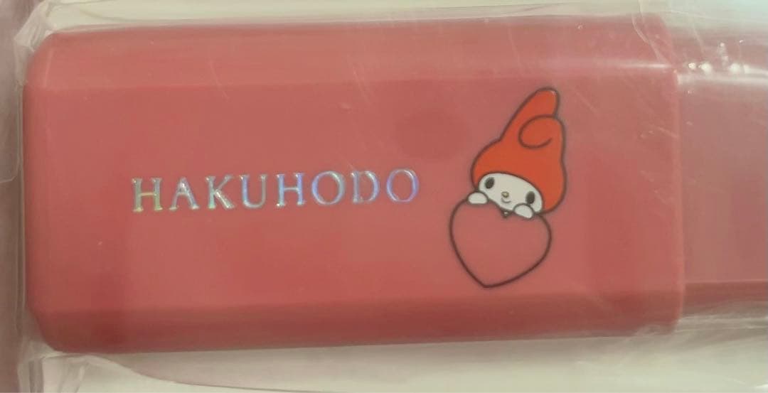 マイメロ チークブラシ サンリオ　メイク　化粧　ブラシ　マイメロディ 白鳳堂