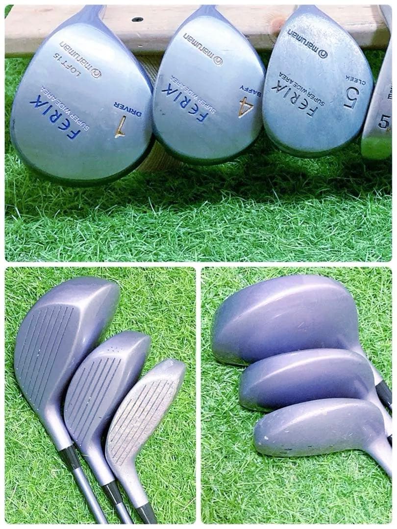 1.初心者オススメ　ゴルフクラブ　レディースセット　右利き　バックゼクシオ