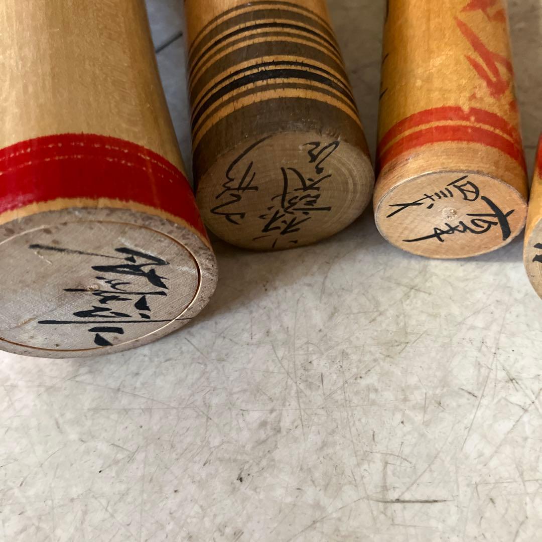 D-3 昭和レトロ 木製 こけし 小芥子 18体セット まとめ売り 大量 人形