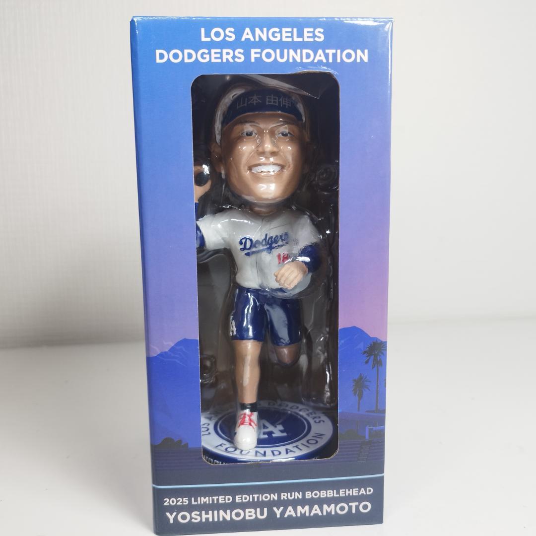 山本由伸 ドジャース サンセットラン ボブルヘッド 美品 2025 ラ IEZ0