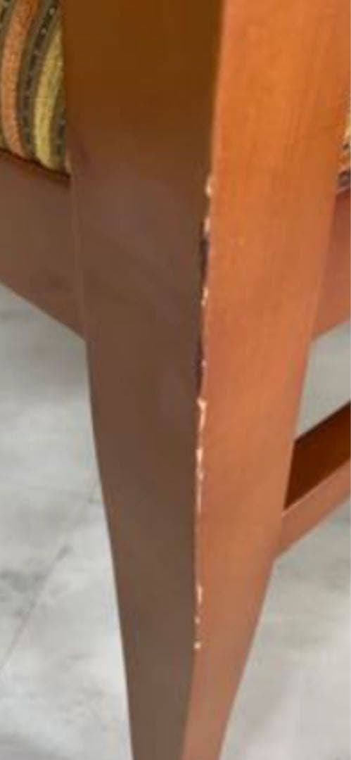 高級 アームラウンジチェア♦️希少 デザイン ♦️ヴィンテージ♦️ストライプ♦️送料込