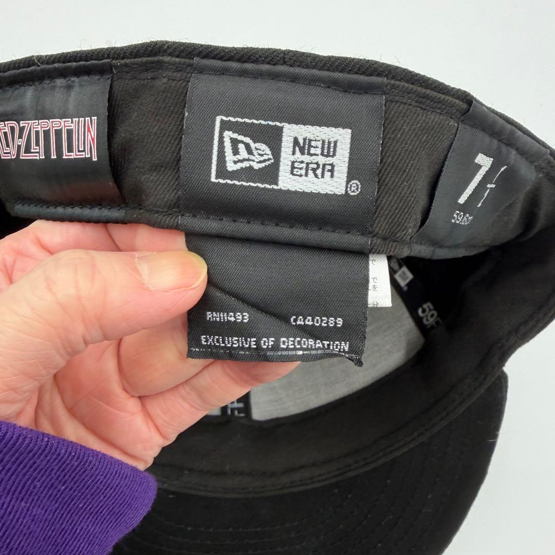 【NEW ERA】ニューエラ キャップ 希少 レッド・ツェッペリン 刺繍ロゴ