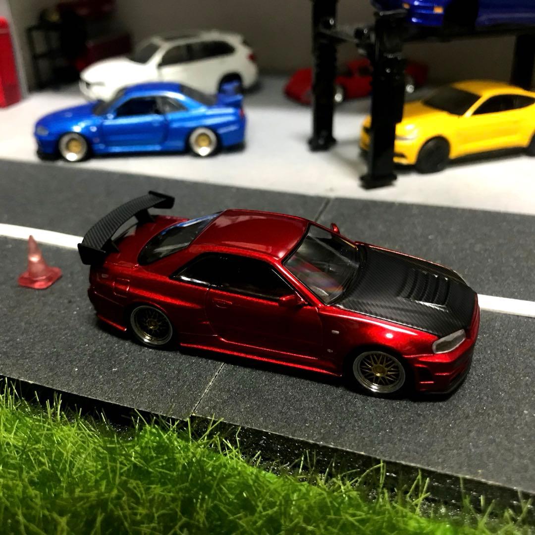 イグニッションモデル 1/64 スカイライン R34 GTR 限定レッド　未開封