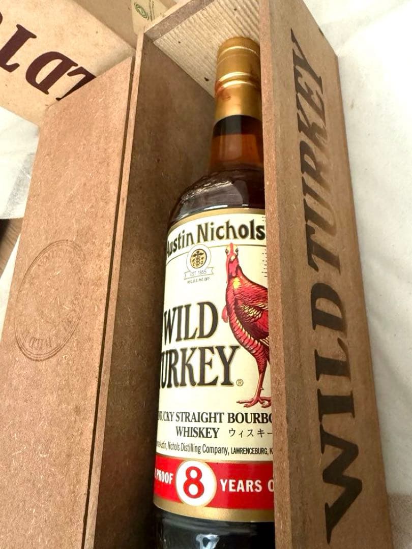 WILDTURKEYワイルドターキー8年オースチンニコルス旧ラベルギフトボックス