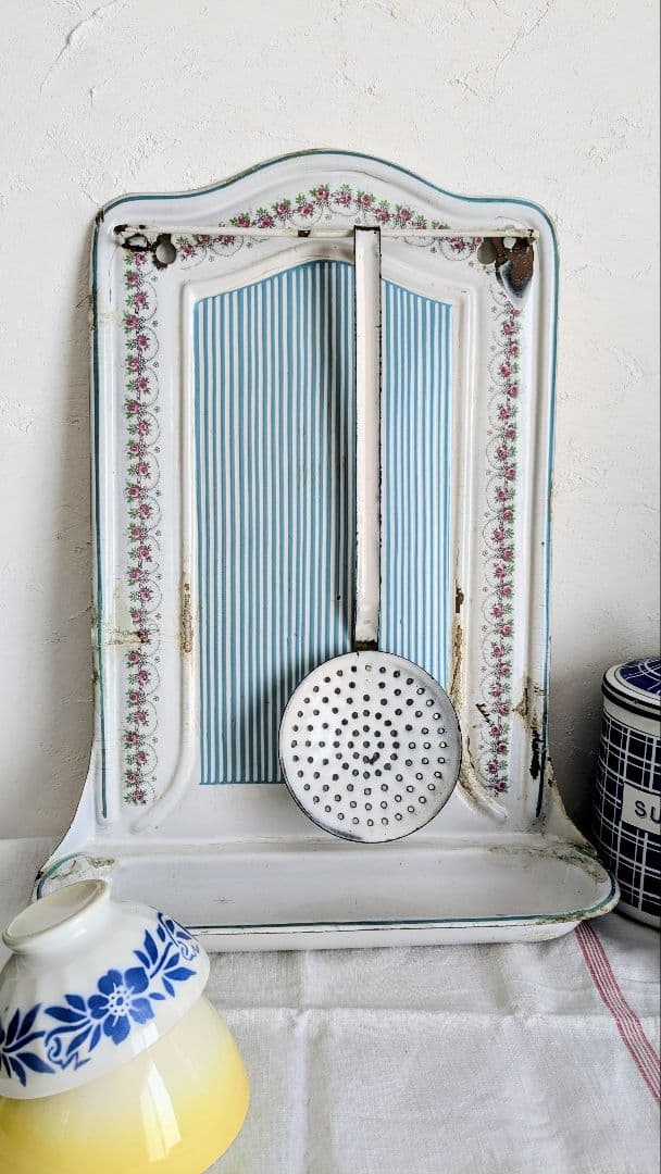 フランス BB社 ローズガーランド レードルラック レードル付き 水色