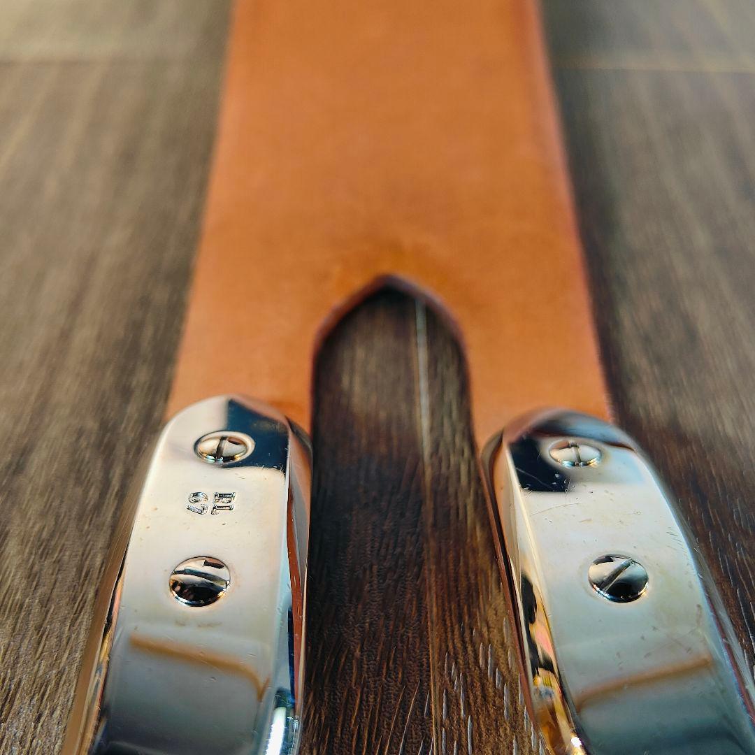 【極上品】ポロラルフローレン 高級ドレスベルト イタリア製　シルバー馬具バックル