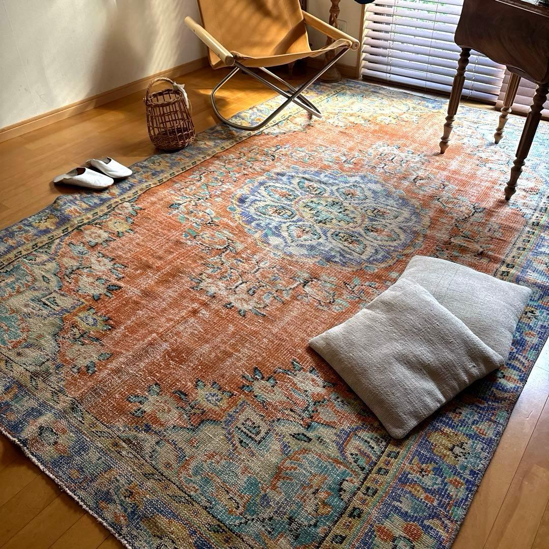 ippanjinページ大判173×259メダリオン　トルコヴィンテージラグ