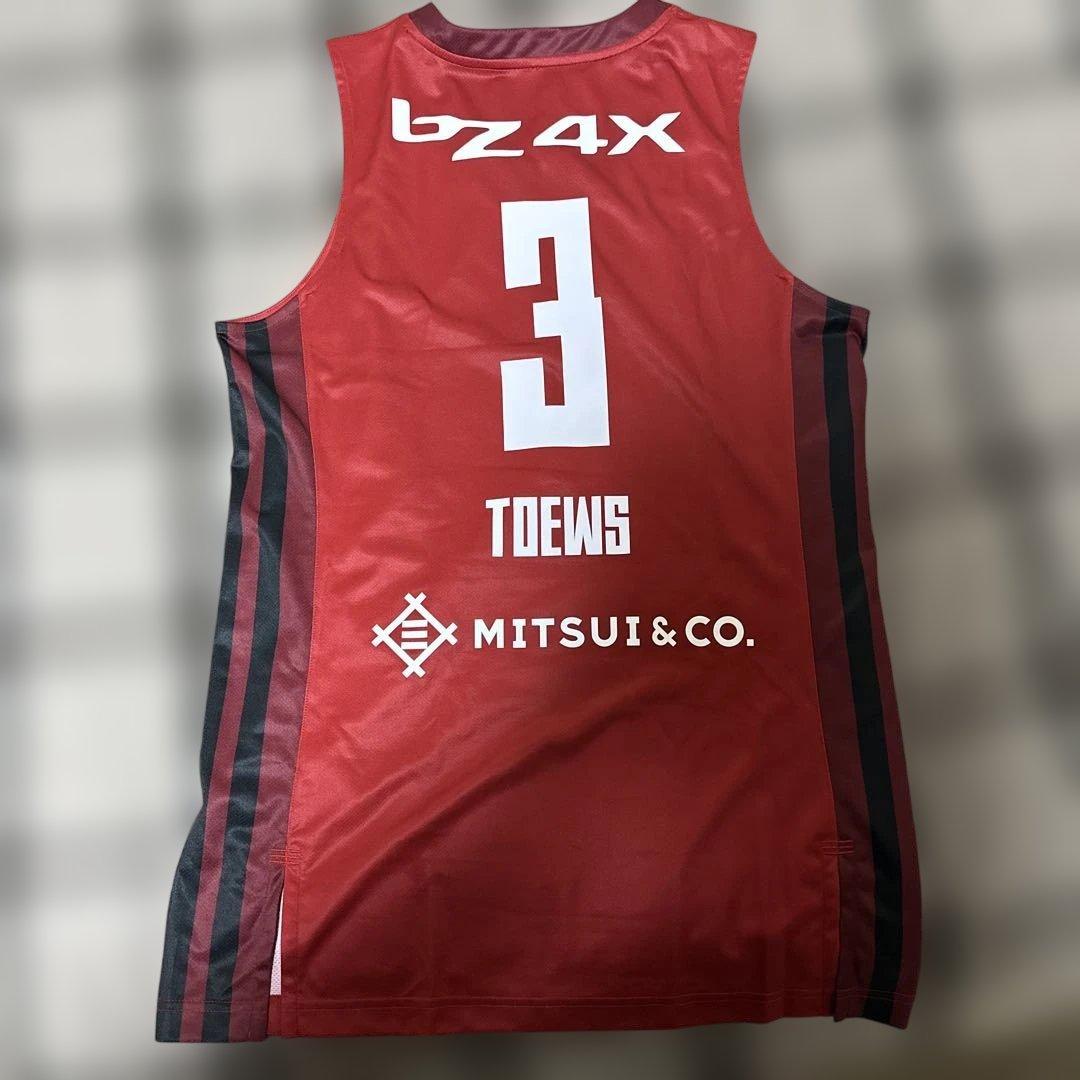 アルバルク東京 ユニフォーム #3 TOEWS アディダス JOサイズ Bリーグ