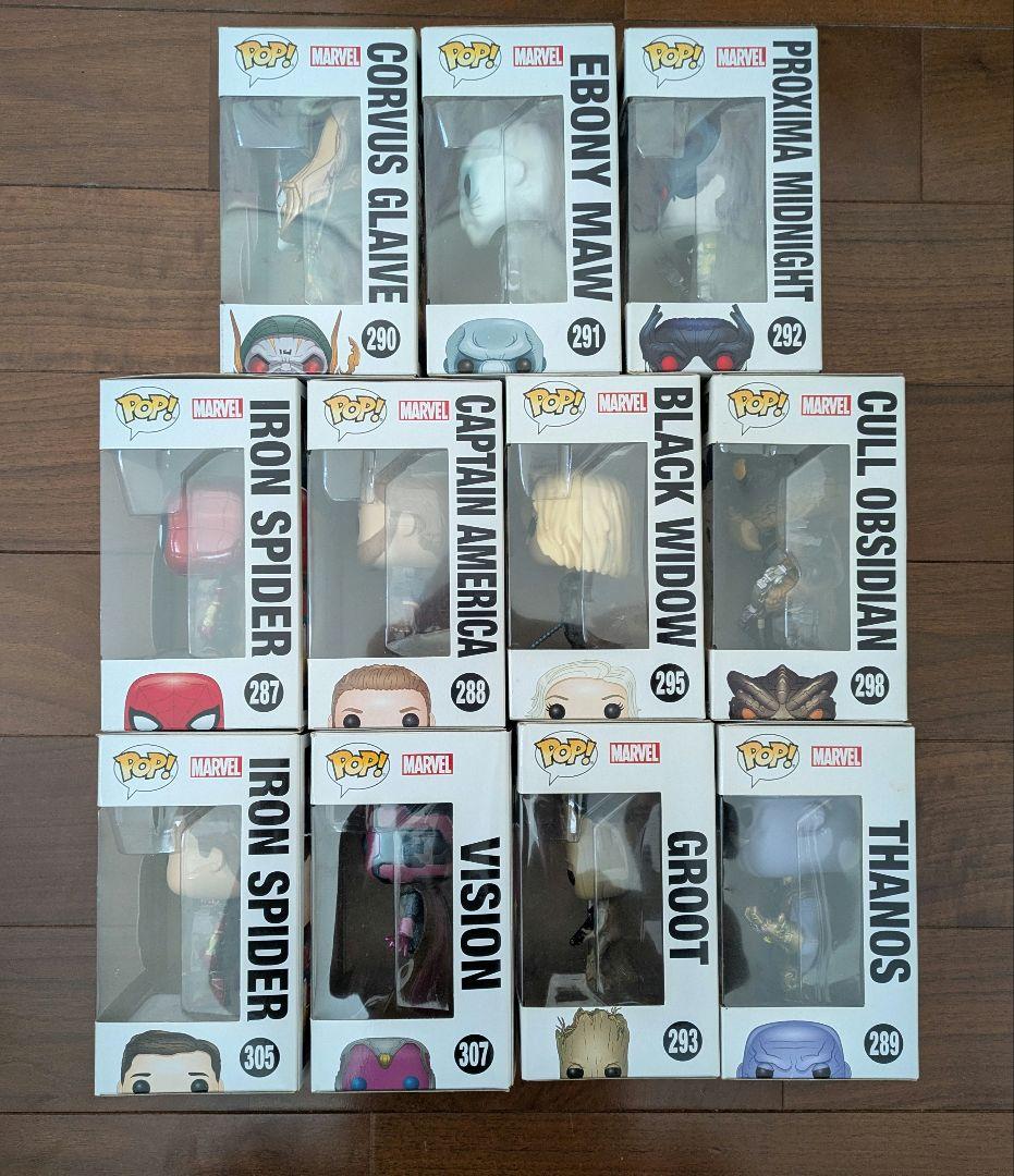 funko pop マーベル アベンジャーズ １１点セット