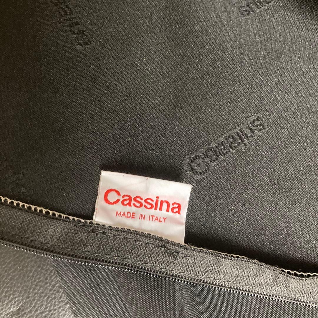 ま*ん様 カッシーナ　黒レザー ソファ