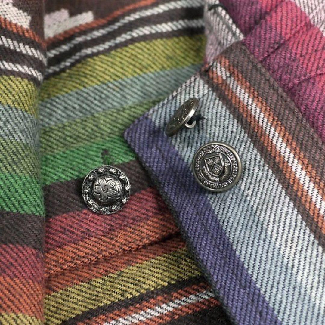 ビンテージ ネイティブ メキシカン ラグ ジャケット カバーオール レザー 古着