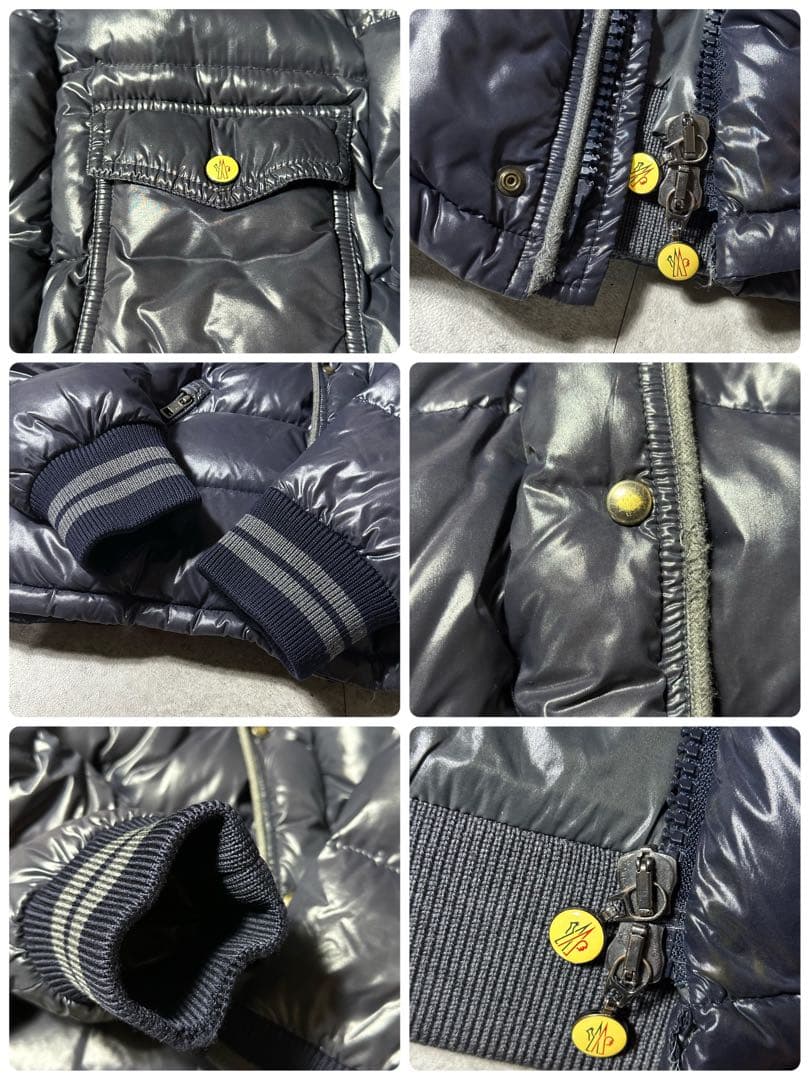 MONCLER BORROM 3 ダウンジャケット ネイビー系