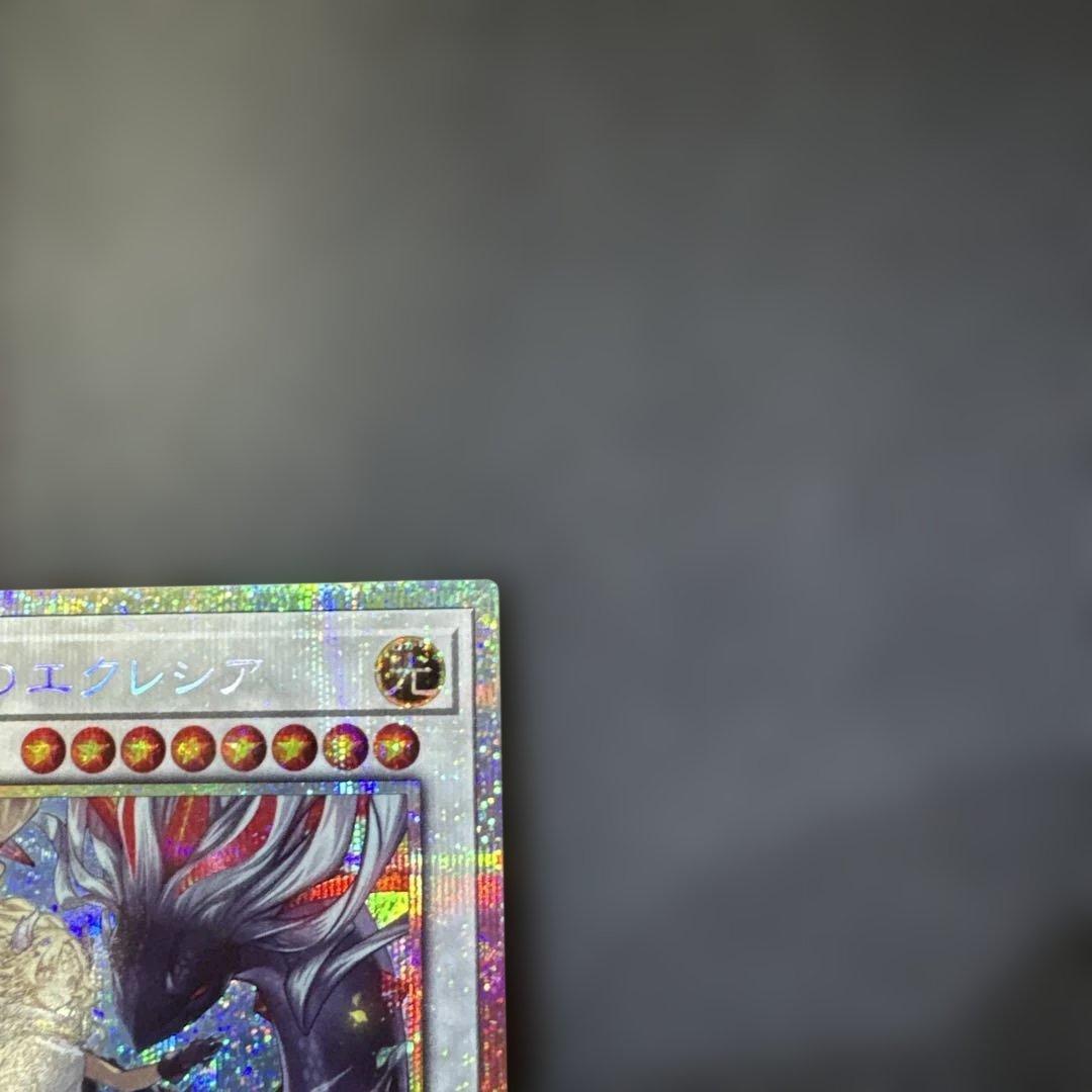 遊戯王カード　黒き竜のエクレシア　プリズマティックシークレットレア