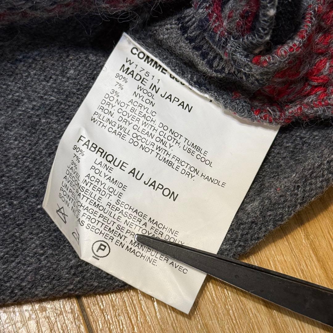 トップス COMME des GARCONS Shirt Patchwork Knit