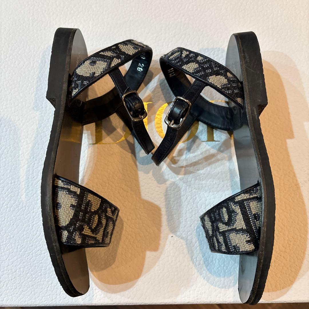 Dior 黒 サンダル 超美品　17cm