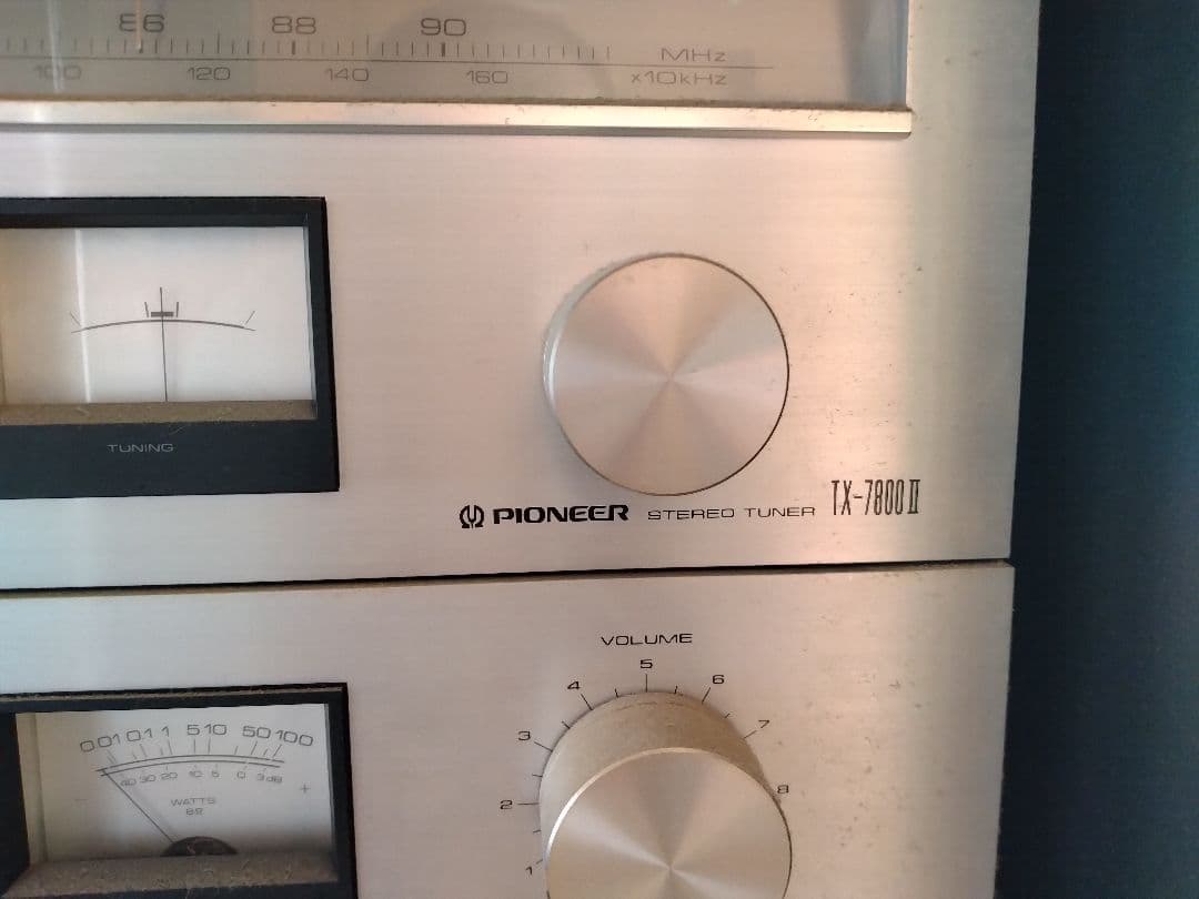 昭和レトロ♪　パイオニア TX-7800Ⅱ＆SA-7800Ⅱ