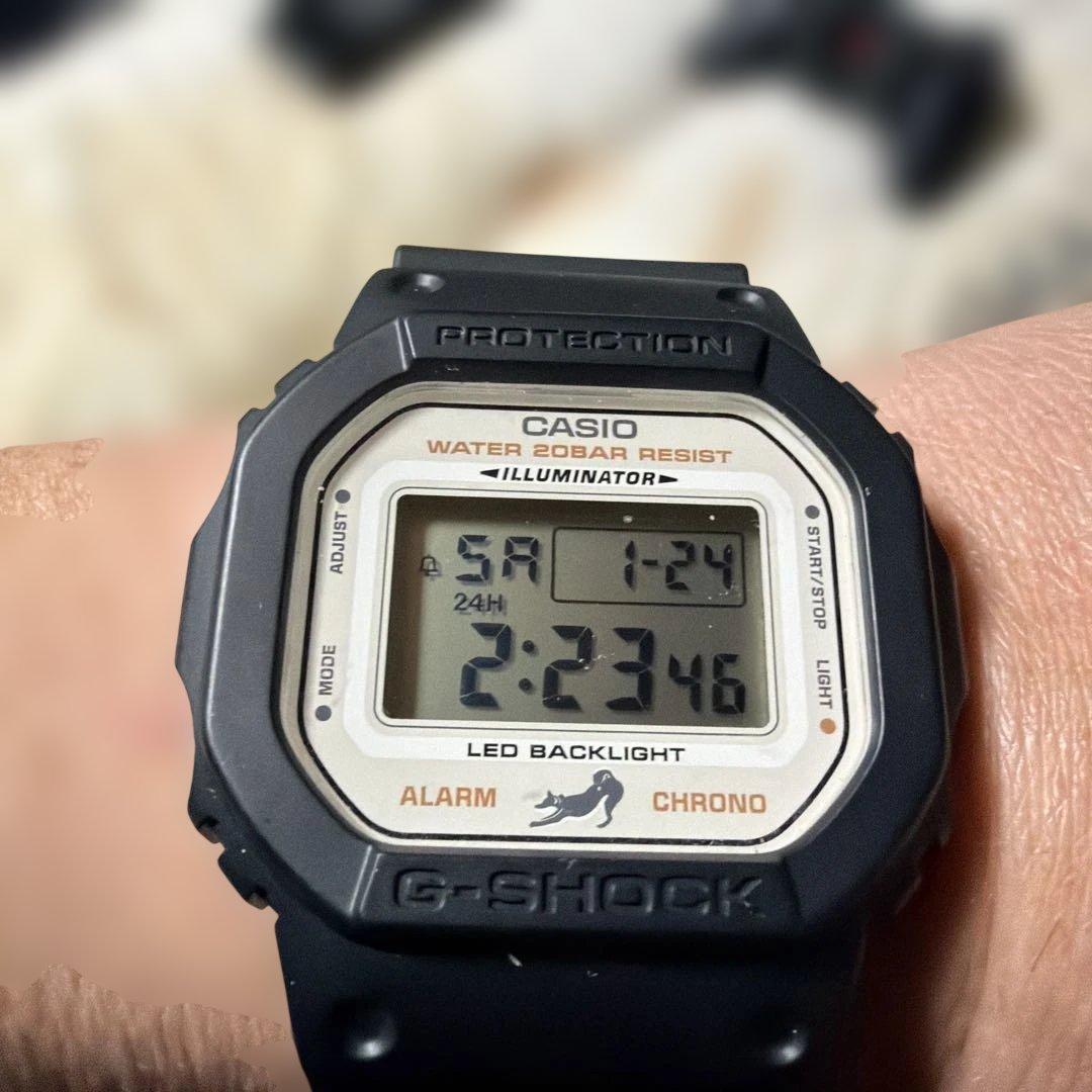 CASIO G-SHOCK DW-5600SHB-1JR 柴犬モデル