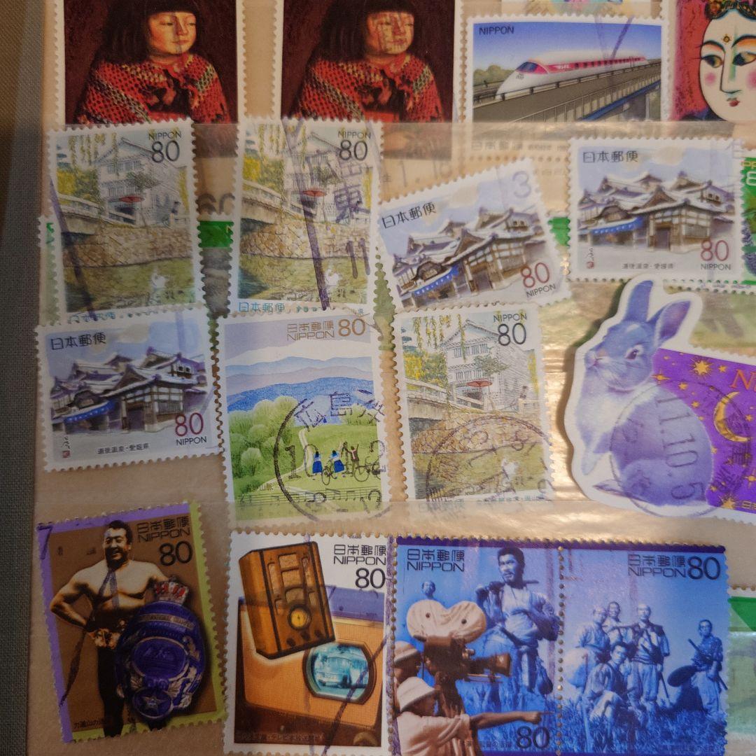 日本 使用済み切手 コレクション 55枚まとめ売り　ページ3