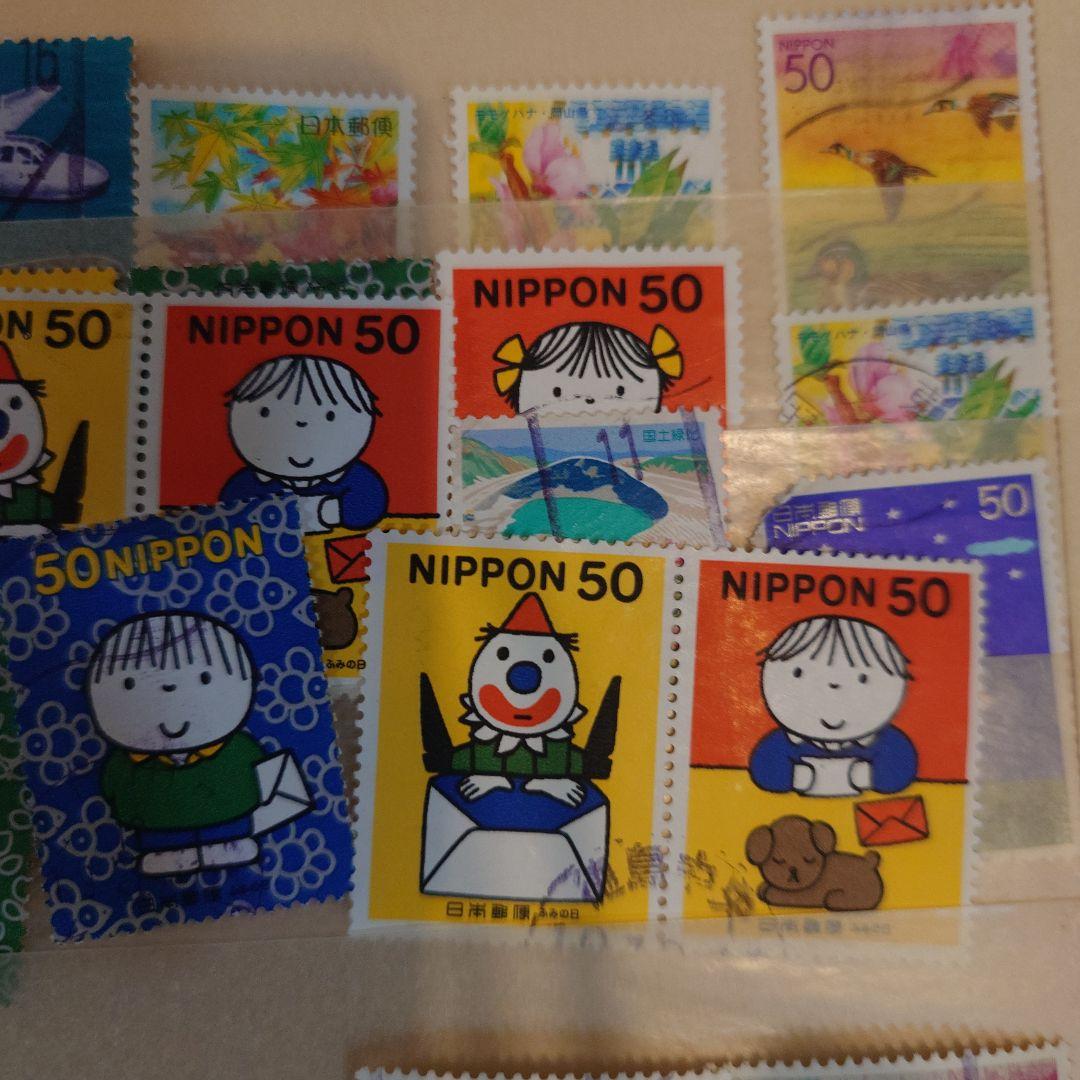 日本 使用済み切手 コレクション 55枚まとめ売り　ページ3