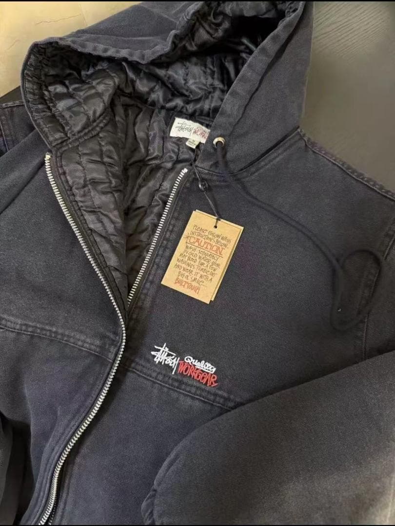 リョマ樣專用Stussy ブラックジャケット　アクティブジャケット　デトロイト