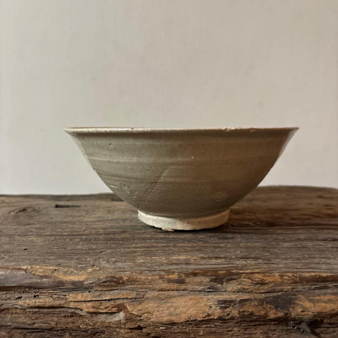 李朝　鉢　大茶碗　堅手　白磁　高麗　朝鮮古陶磁 民芸　古道具　骨董　アンティーク