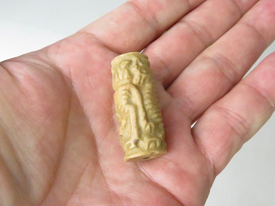 古代インダス石製の円筒形印章