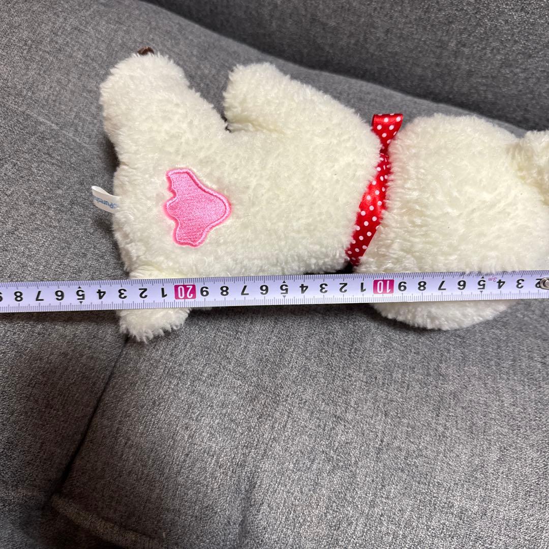 しろくま　アカシアちゃん　ぬいぐるみ（コロルくんの妹）北海道　赤リボン