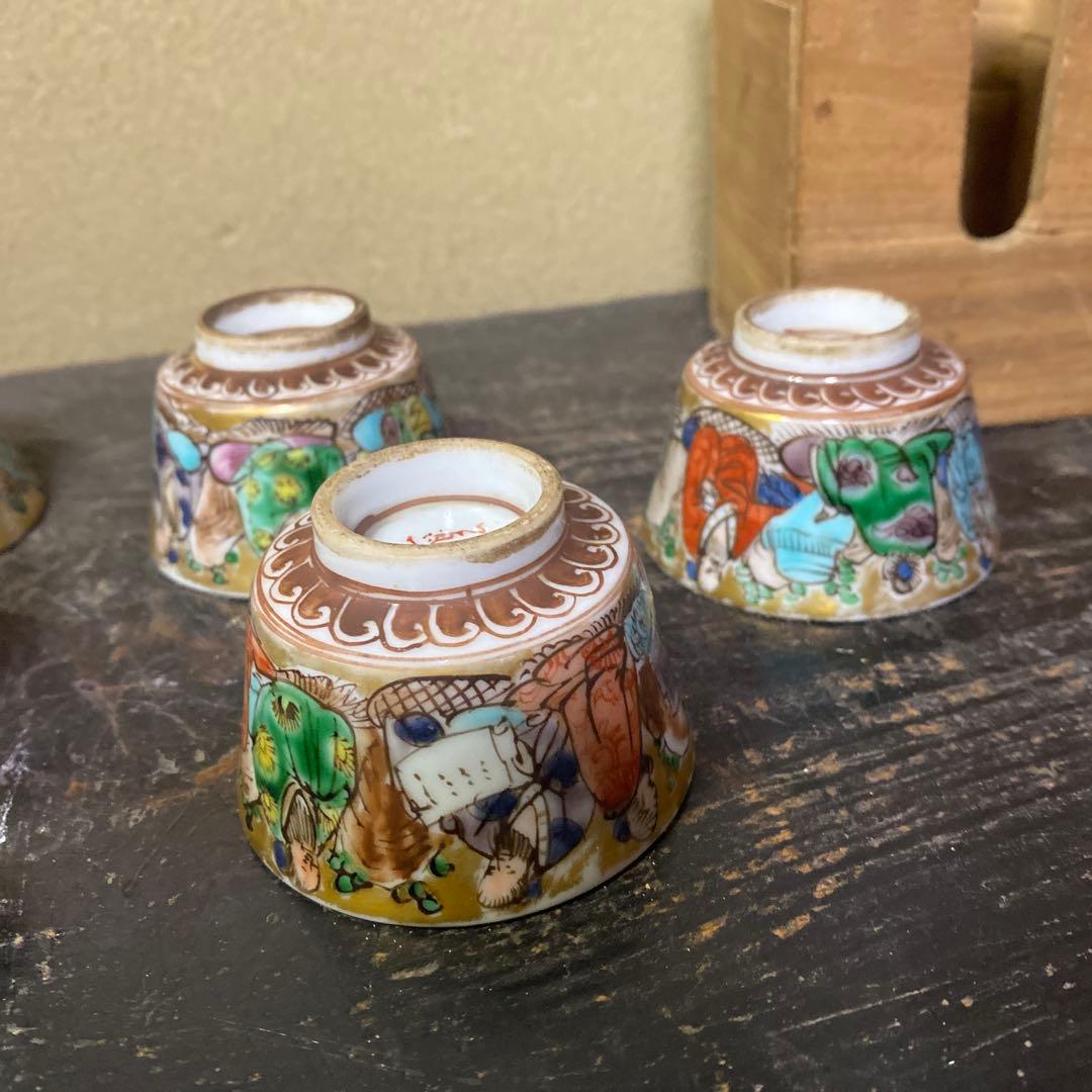 高橋道八　煎茶器5脚セット