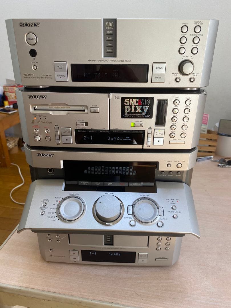 ラジオ・コンポ Sony MD919