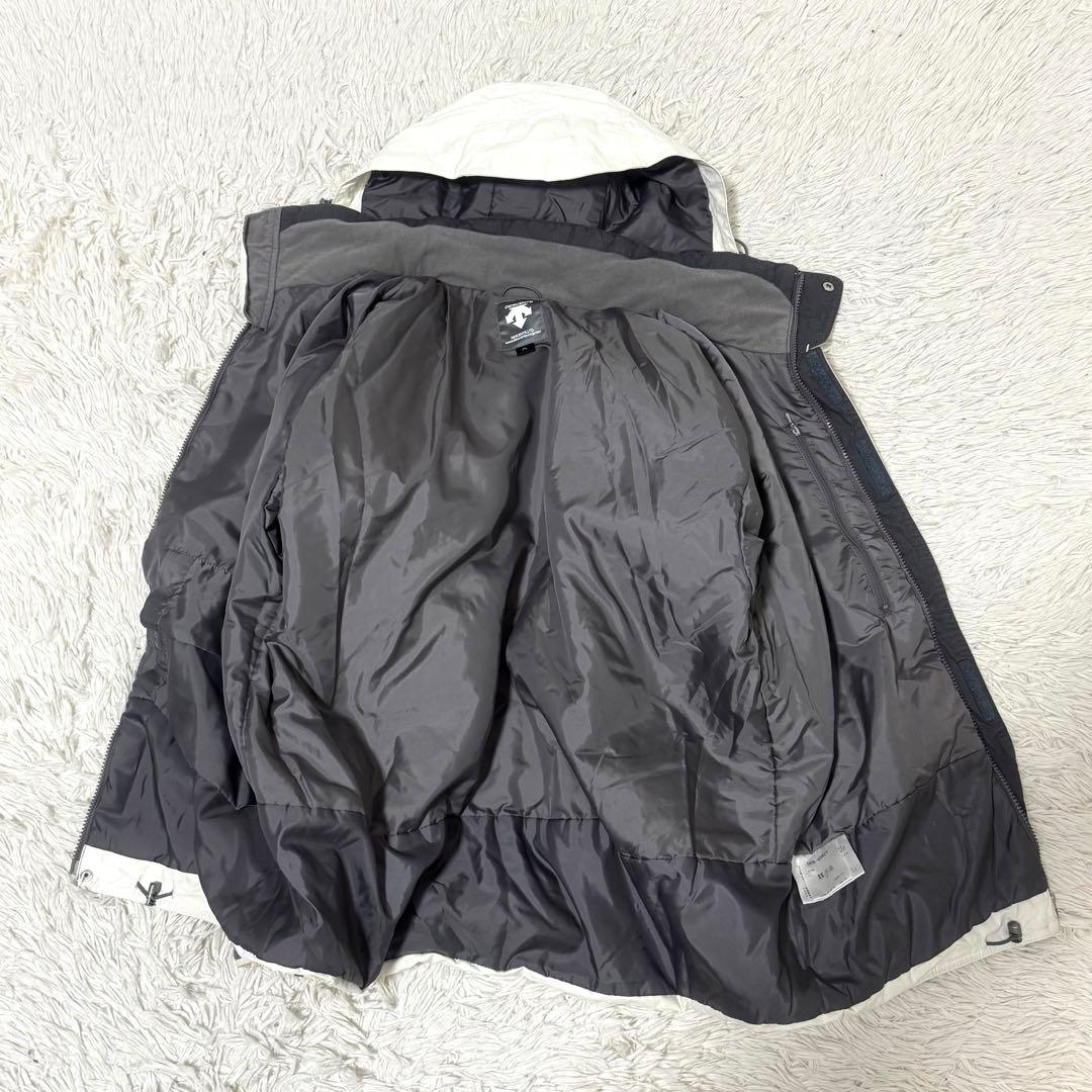 デサント スキーウェア サイズ0 上下セット フード 洗える 大きい