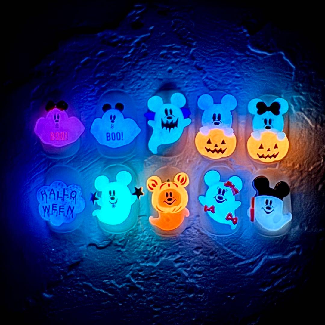 ハロウィン 3dパーツ ネイル ディズニー