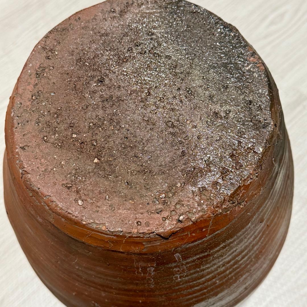 古備前 備前焼 壺 三耳壺 胴陶印