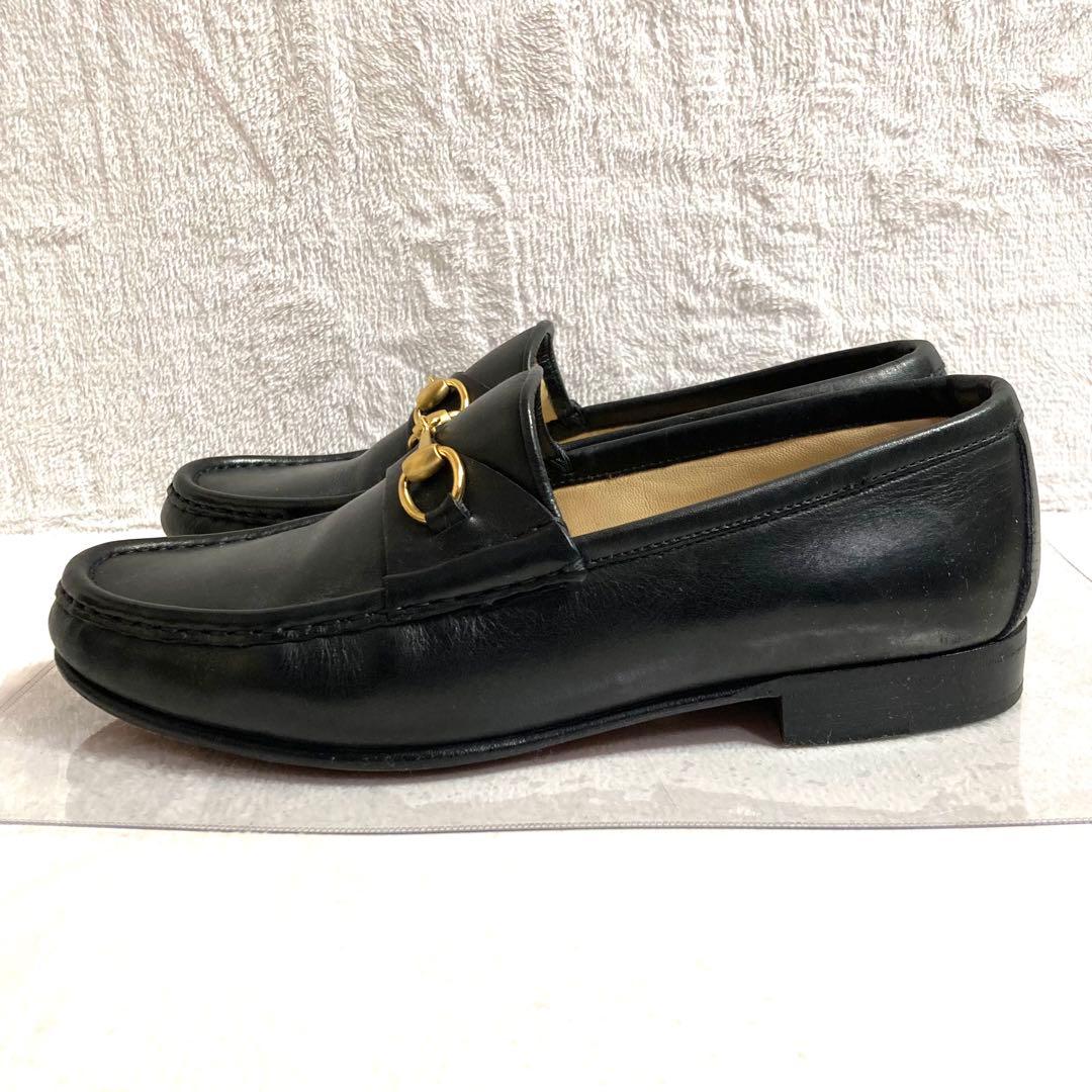 ✨極美品✨　グッチ　ビットローファー　黒　23.5