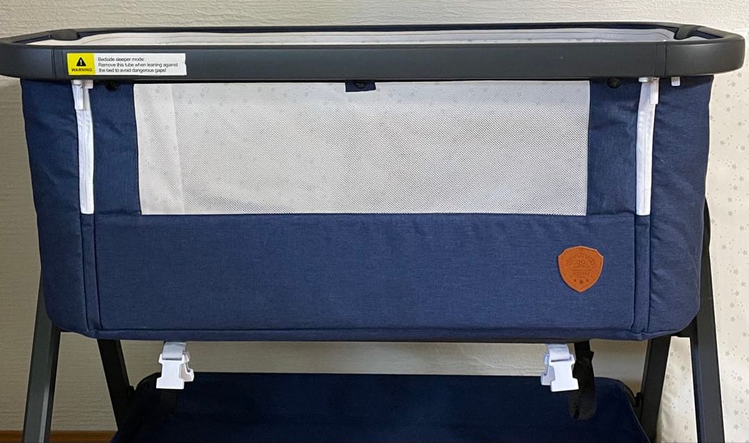 HZDMJ ベビーベッド コンパクトで折畳可能 持ち運びしやすい添い寝ベッド