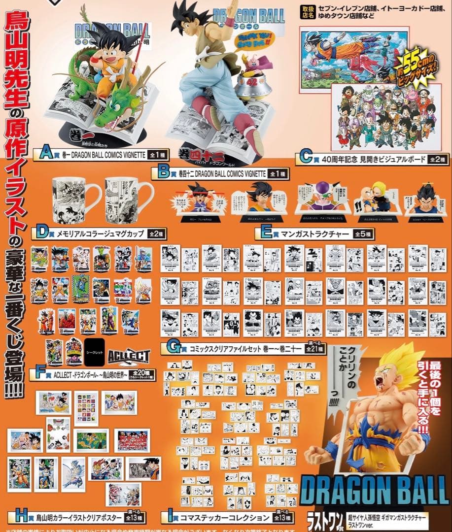 【匿名配送】一番くじ DRAGON BALL 40th 全種コンプリート 79点