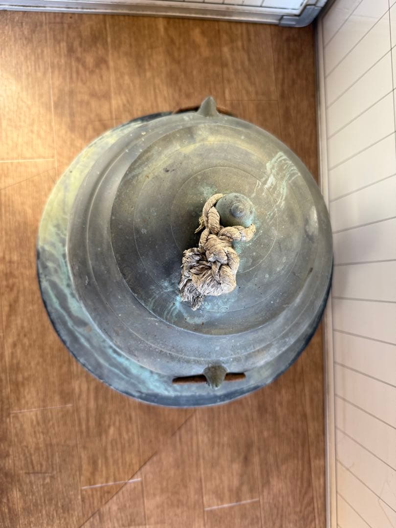 昭和レトロ　茶釜　特大銅釜 鉄製五徳 茶道 古道具レア