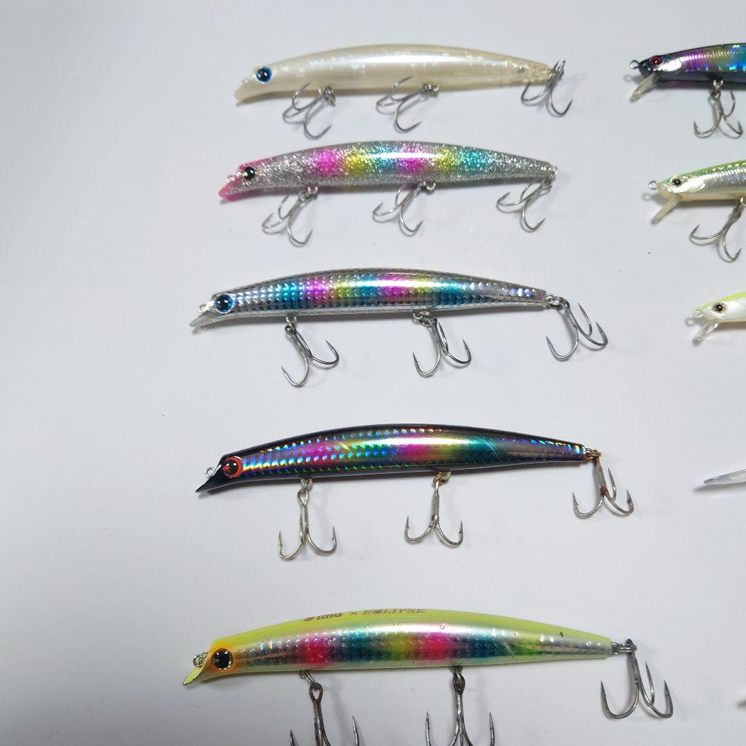 ima 他ミノー10個セット ケース付き