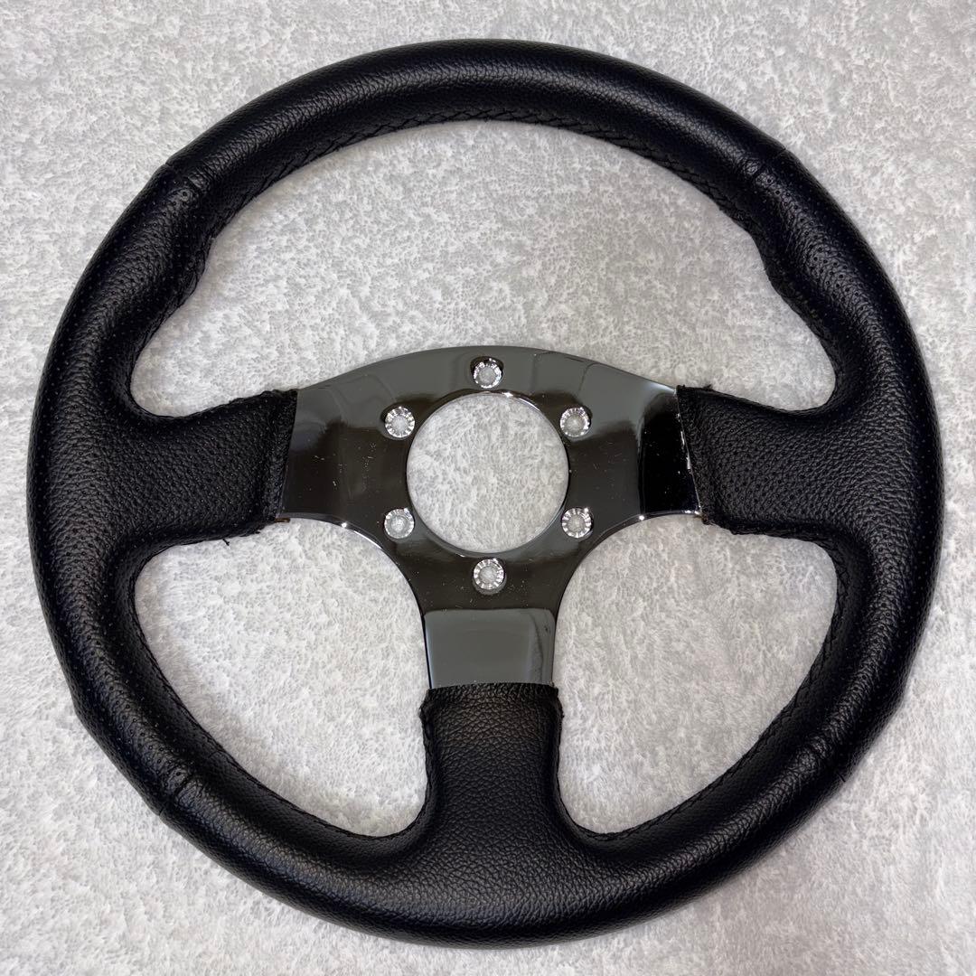 ステアリング レザー 28パイ 美品