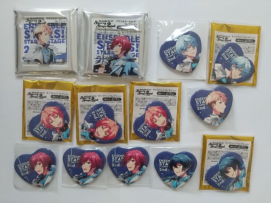 あんスタ スタステ 2nd アクキー 缶バッジ レオ 泉 凛月 嵐 司