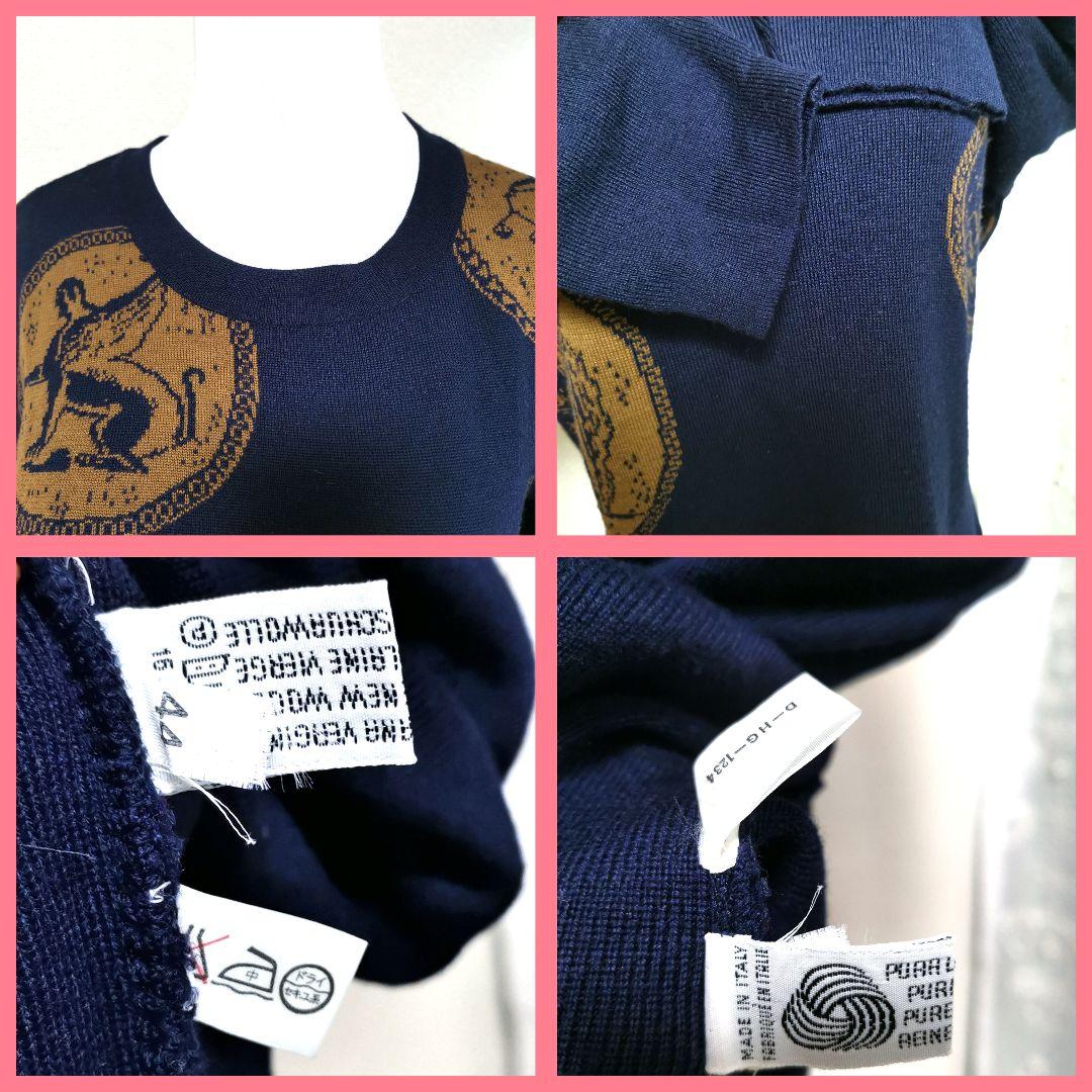 こたつ!希少フェンディFENDIズッカ ニットワンピース44サイズLL