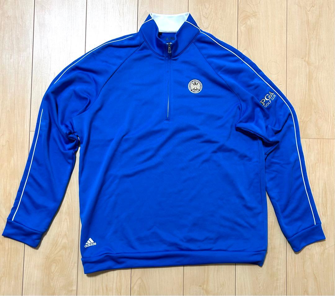 アメリカPGA of America GC限定アディダスコラボハーフジップ（L）