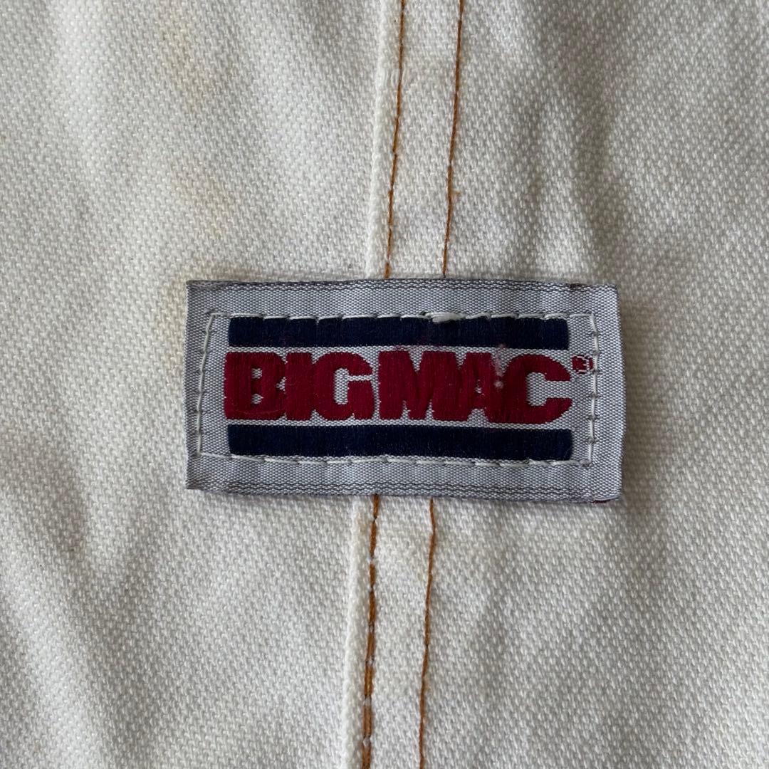 ビンテージ BIC MAC ダック地 ダブルニー　エプロン付　オーバーオール