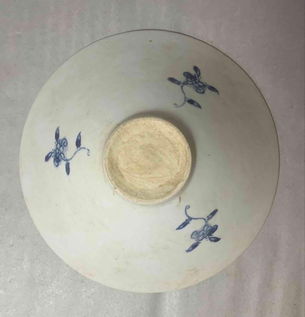 中国 染付笠形碗　f2250406