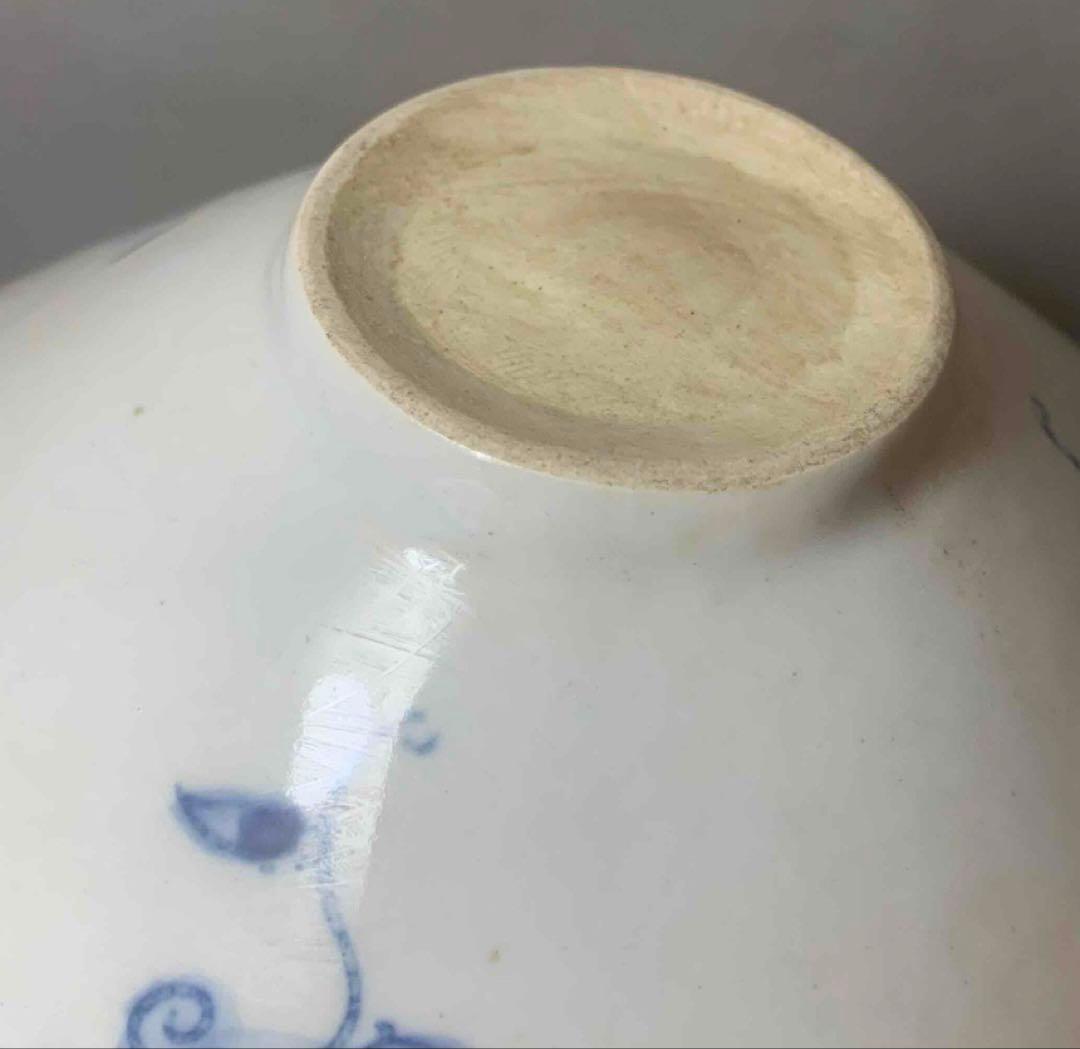 中国 染付笠形碗　f2250406