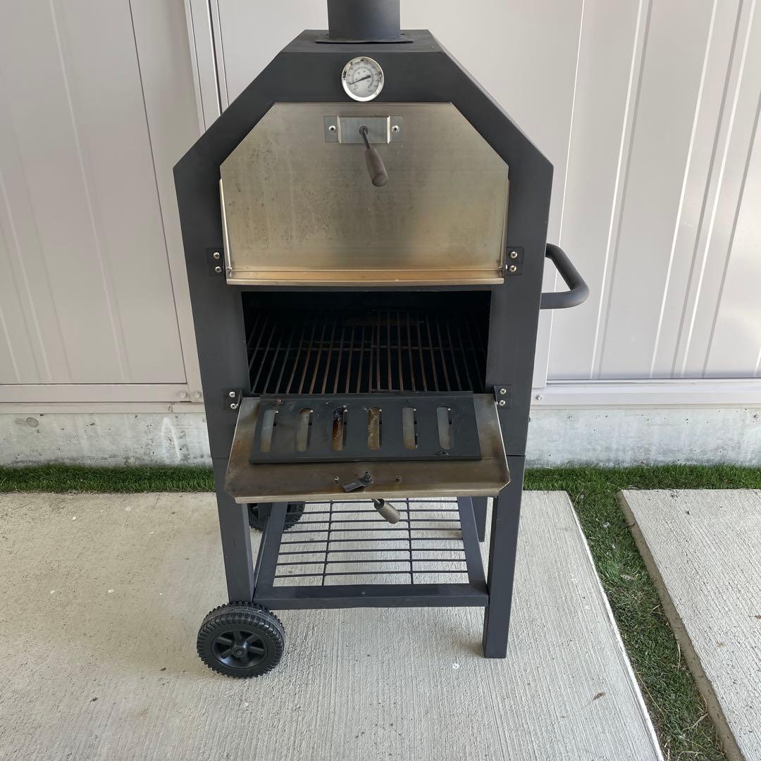 ピザ窯　持ち運びOK　アウトドア　ステーキ　バーベキュー