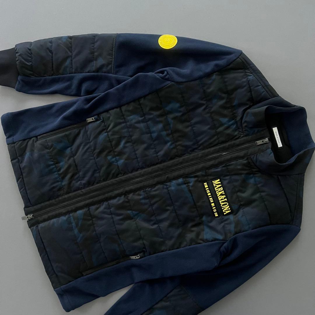 MARK&LONA マークアンドロナ　ダウンジャケット　切り替え　メンズ　迷彩
